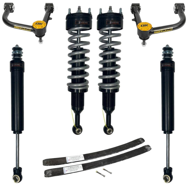 Stage 2 Suspension System – 2005–2023 Toyota Tacoma (2-3” Lift) Coilovers Locked Offroad Shocks