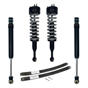 Stage 1 Suspension System – 2005–2023 Toyota Tacoma (2” Lift) Coilovers Locked Offroad Shocks 