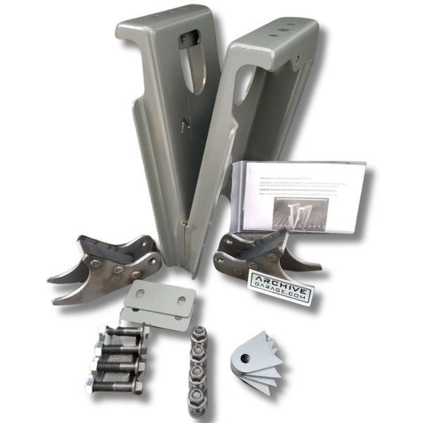 ARCHIVE GARAGE TACOMA SHOCK RELOCATION TOWERS 2.5 X 12 IN OR 14 IN MID TRAVEL - Locked Offroad Shocks